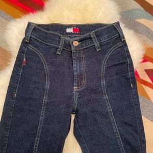 Y2K Stye mid rise Tommy Jeans